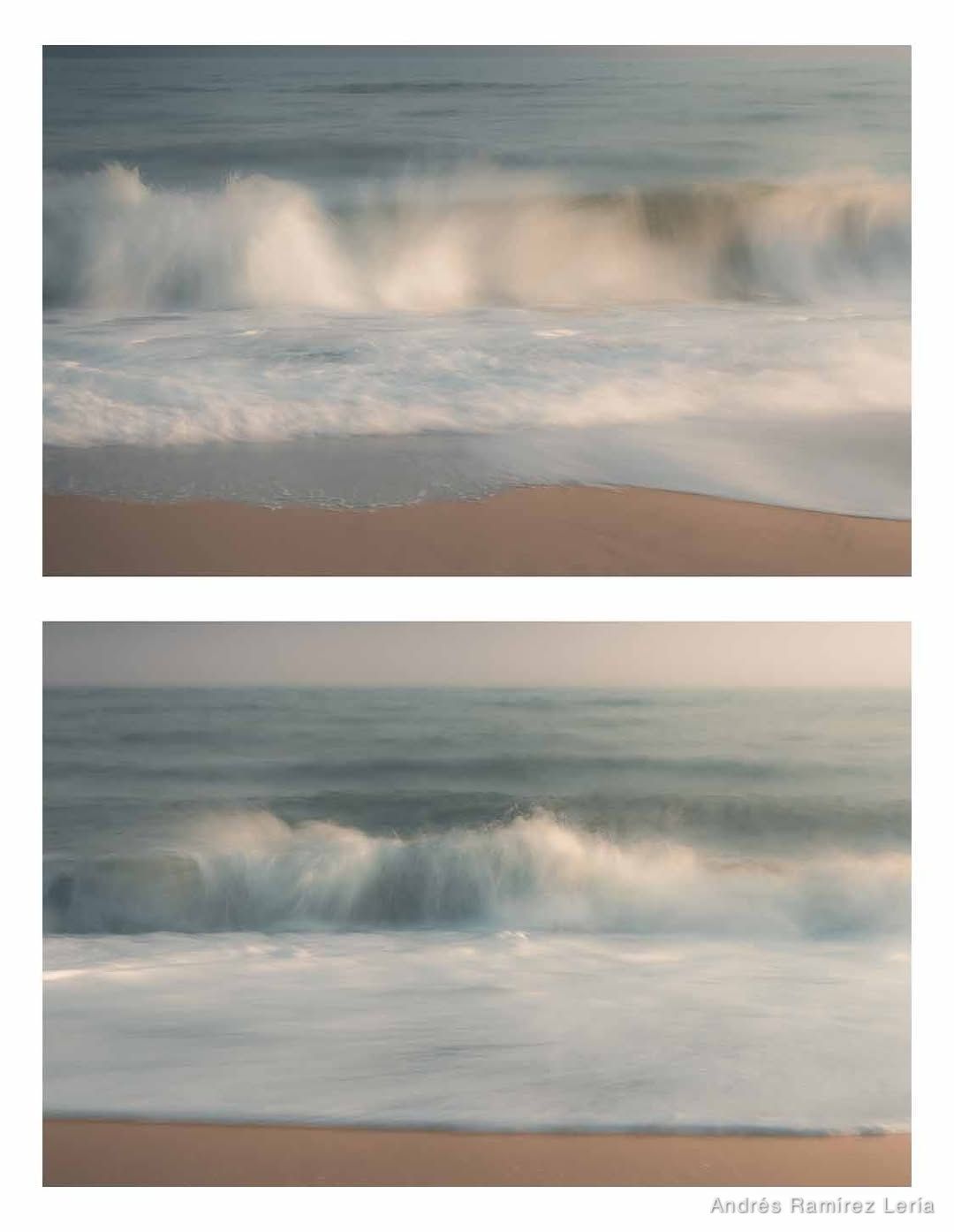 Hay una forma de paz que no es quietud, sino movimiento que no se resiste. El mar avanza, rompe, insiste... pero nunca pierde esa calma de fondo, como si supiera que incluso lo imparable también puede