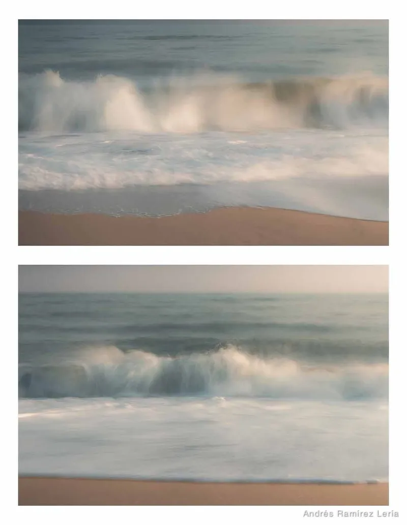 Hay una forma de paz que no es quietud, sino movimiento que no se resiste. El mar avanza, rompe, insiste... pero nunca pierde esa calma de fondo, como si supiera que incluso lo imparable también puede