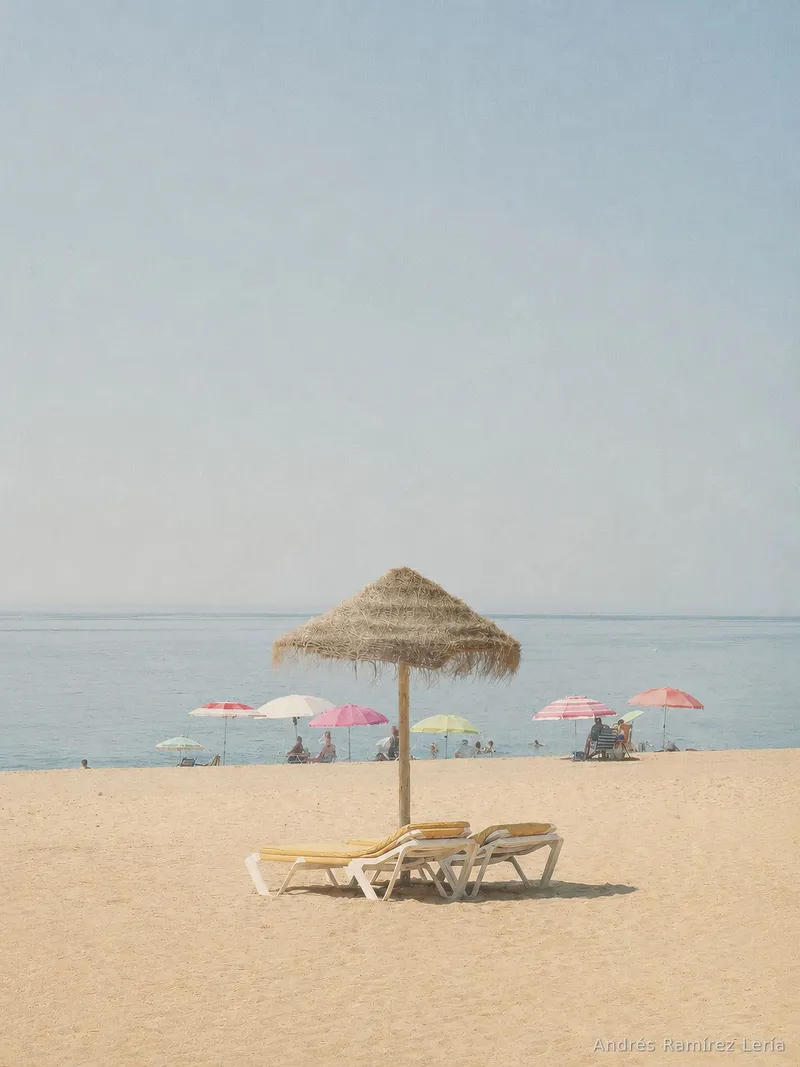 Las vacaciones comienzan cuando dejamos de medir el día por lo que falta y empezamos a medirlo por lo que sobra: tiempo, luz, silencio y espacio para no hacer absolutamente nada. Primero de julio, entre Playa Central y la calle Céfiro.